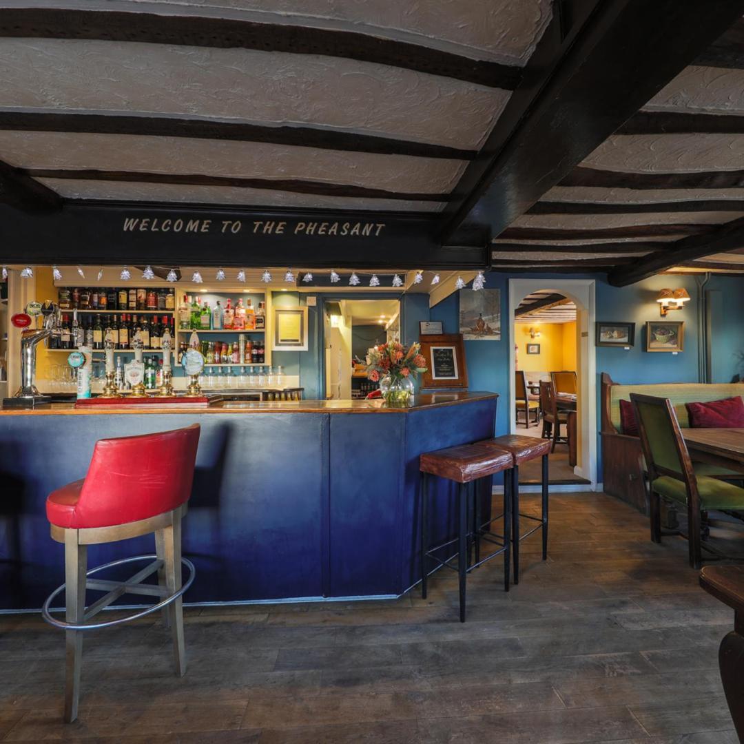 The Pheasant Public House & Hotel Gestingthorpe Buitenkant foto