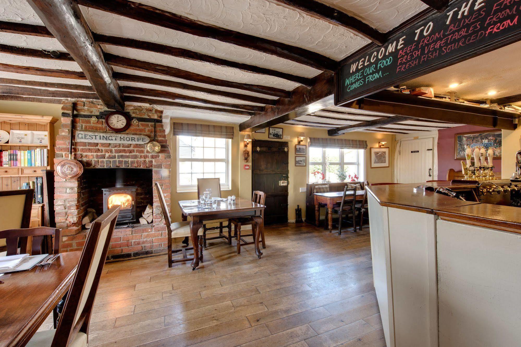 The Pheasant Public House & Hotel Gestingthorpe Buitenkant foto